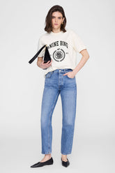 Jaylin Tee Collegiate - Washed Cream