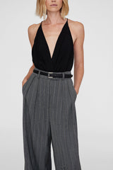 Nicola Belt - Black With Silver