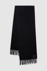 Augustina Scarf - Black Wool