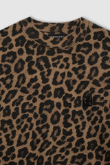 Avi Tee - Black And Brown Leopard