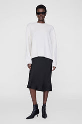 Bar Silk Skirt - Black