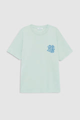 Cade Tee Wave - Washed Seafoam