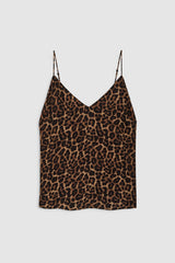 Ellen Top - Black And Brown Leopard