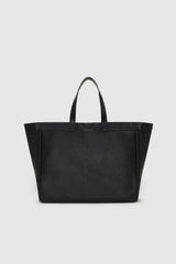 Large Rio Tote - Black Recycled Leather