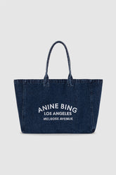 Leo Denim Tote - Ink Blue