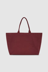Leo Canvas Tote Collegiate - Fig