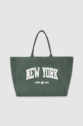 Leo Canvas Tote New York University - Cilantro