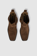 Mid Biker Boots - Tobacco