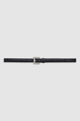 Nicola Belt - Black With Silver