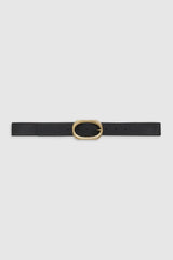 Signature Link Belt - Black With Gold