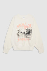 Harry Shrunken Sweatshirt Surfer - Washed Buttercream