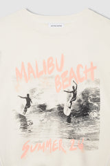 Harry Shrunken Sweatshirt Surfer - Washed Buttercream
