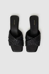 Ria Slides Braided - Black