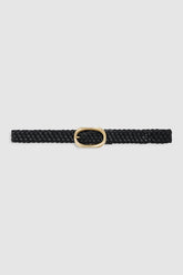 Signature Link Belt Braided - Black