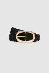 Signature Link Belt Braided - Black