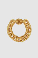 Double Link Chain Bracelet - Gold