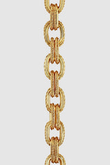 Double Link Chain Bracelet - Gold