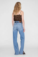 Ellen Top - Black And Brown Leopard