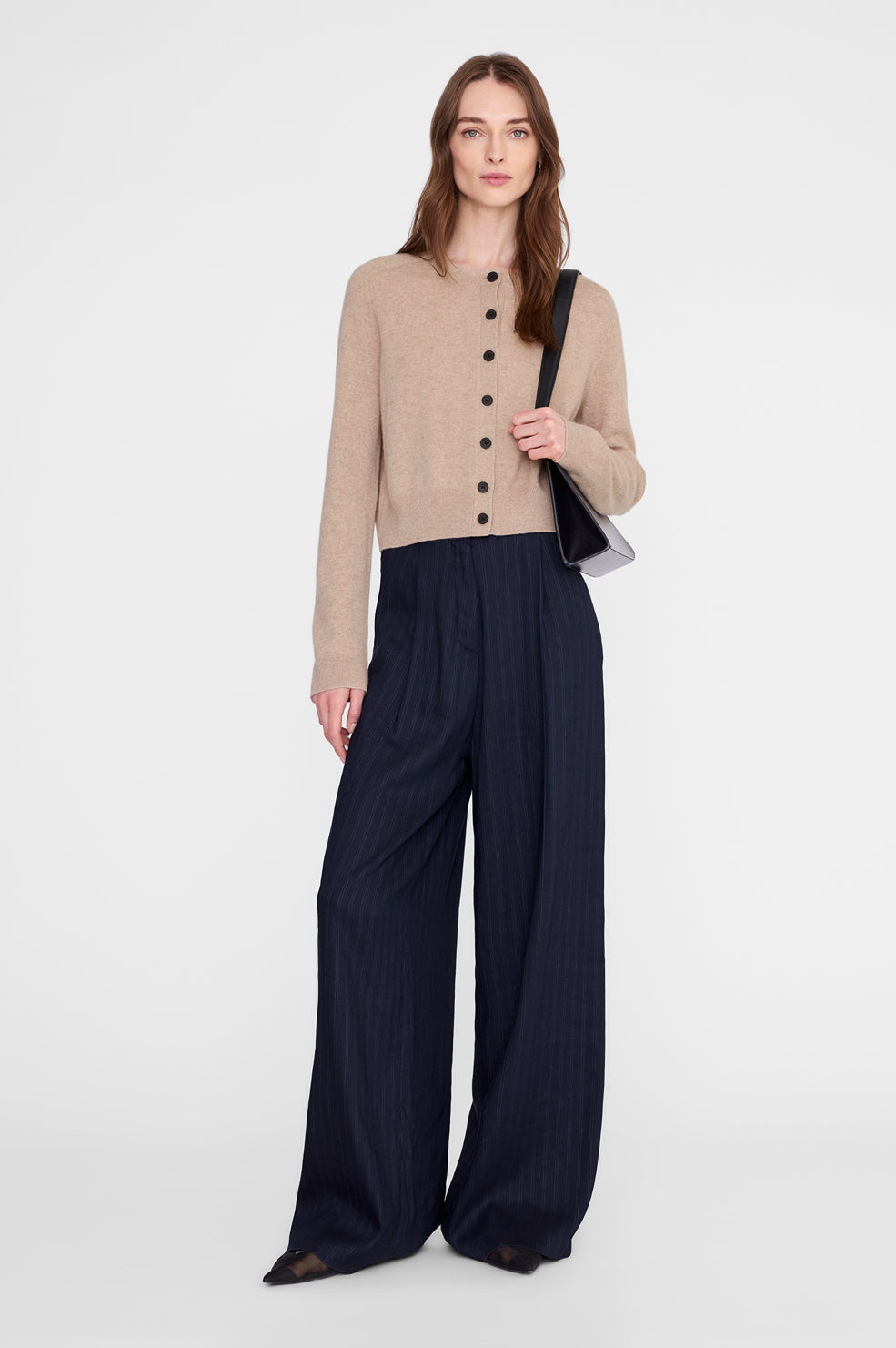 Joye Cardigan - Stone Melange