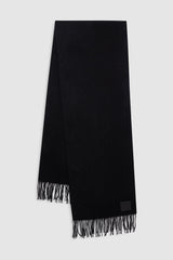 Augustina Scarf - Black Wool