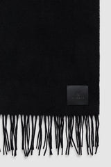 Augustina Scarf - Black Wool