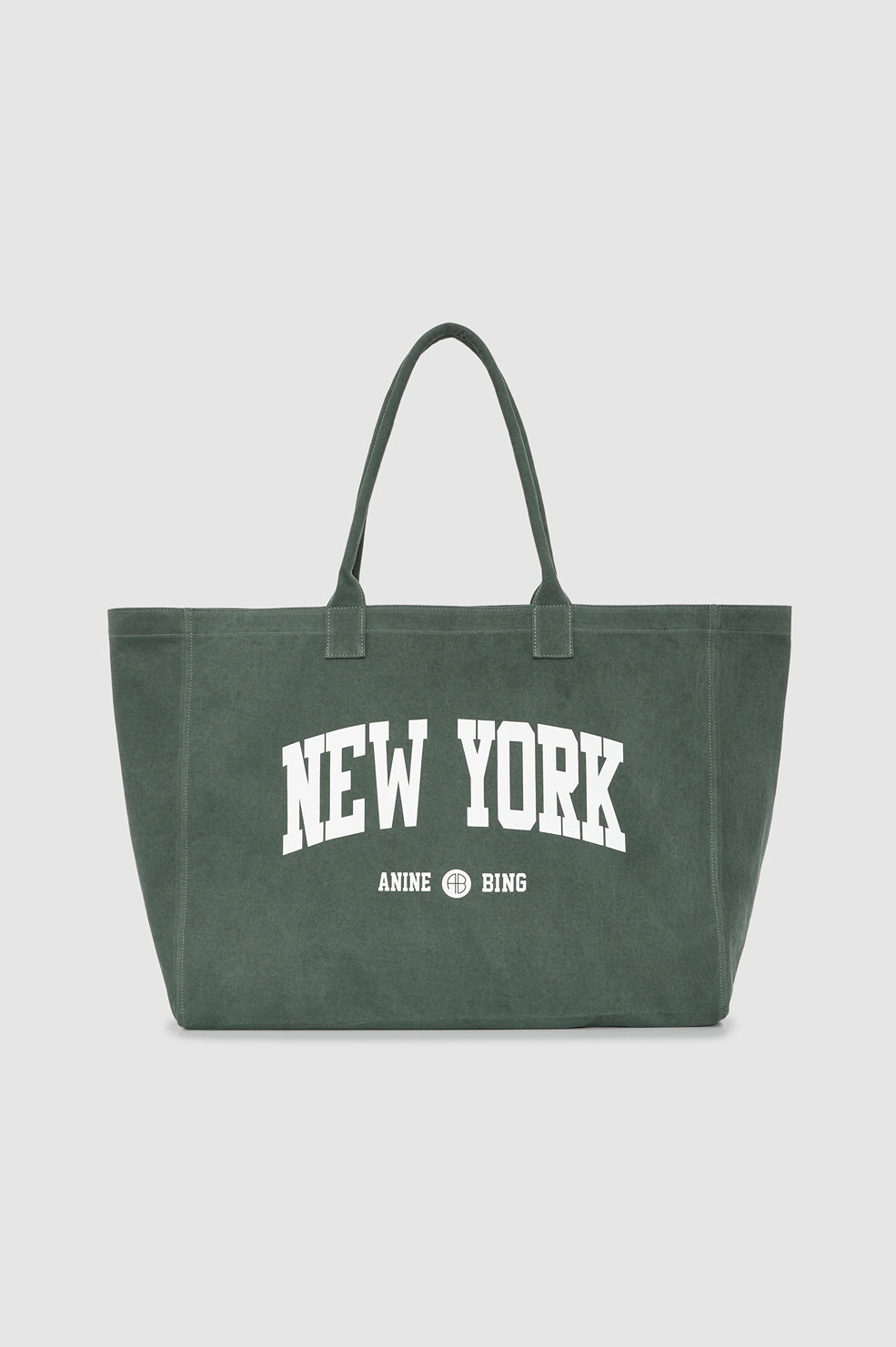 Leo Canvas Tote New York University - Cilantro