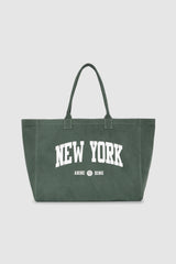 Leo Canvas Tote New York University - Cilantro