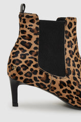 Stevie Boots Calf Hair - Leopard