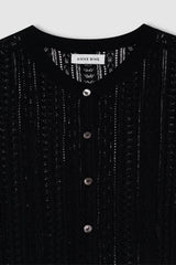 Moni Crop Cardigan - Black